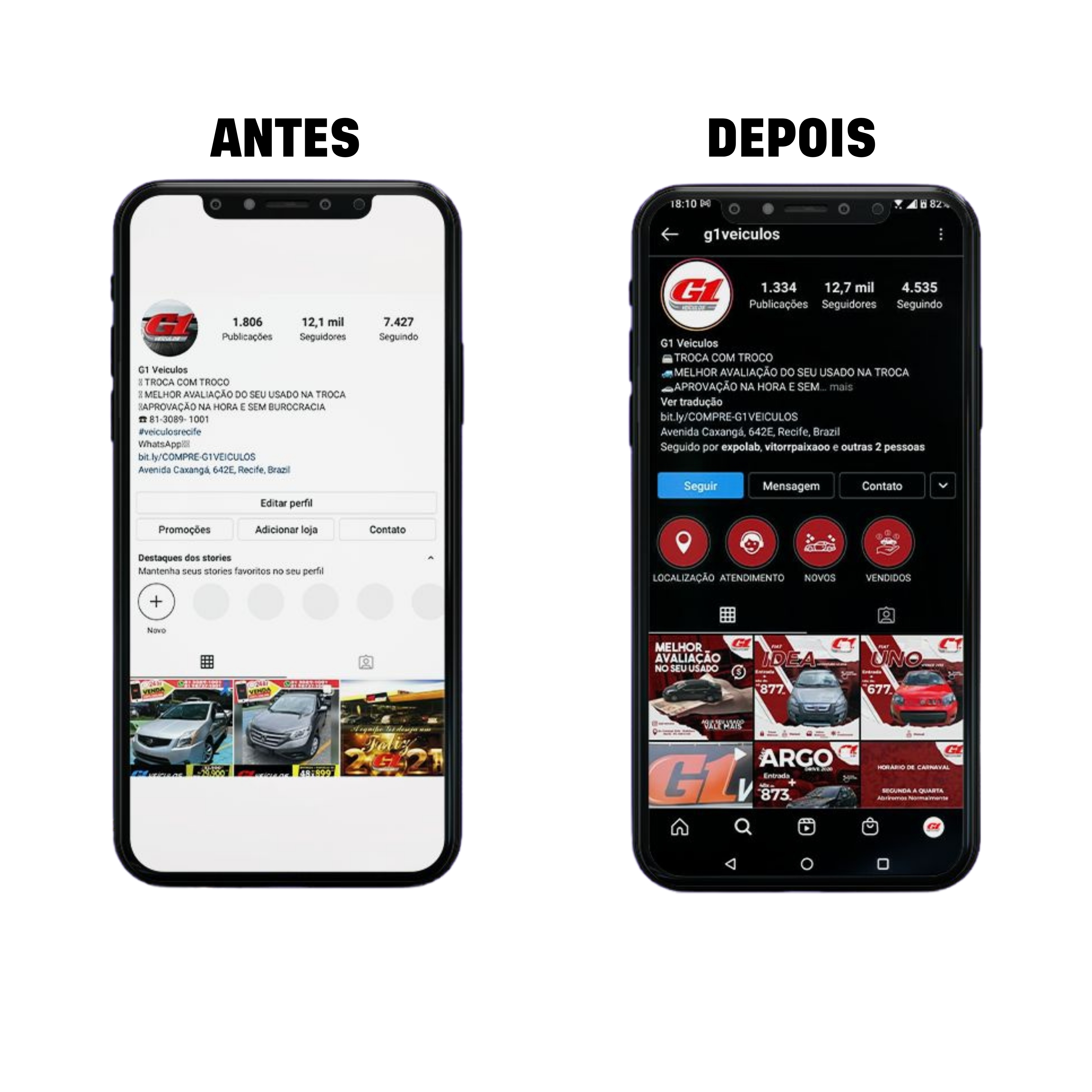 Case Digital Ace — Carro